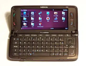 Nokia E90 Communicator в качестве клавиатурного КПК