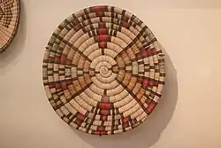 Плоская корзина хопи, ок. 1901 г. Этнологический музей (Берлин)