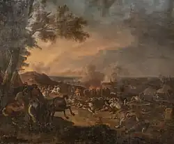 Битва при Нордлингене 3 августа 1645 года между французской и имперской армиями. Между 1756 и 1785. Холст, масло. Версаль