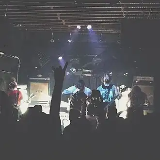 Norma Jean на концерте посвящённый 10-летию альбома O' God, the Aftermath в Джэксонвилле 22 сентября 2015 года