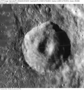 Снимок зонда Lunar Orbiter - IV.