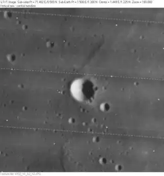 Снимок зонда Lunar Orbiter - IV.