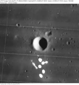 Снимок зонда Lunar Orbiter - IV.