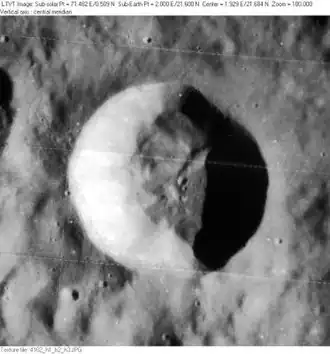 Снимок зонда Lunar Orbiter - IV.