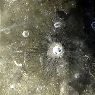 Снимок зонда Clementine.