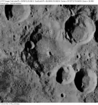 Снимок зонда Lunar Orbiter - II.