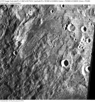 Снимок зонда Lunar Orbiter - IV