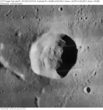 Снимок зонда Lunar Orbiter - IV.