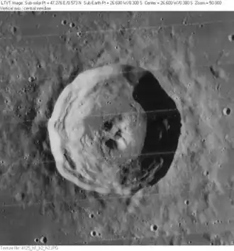 Снимок зонда Lunar Orbiter - IV.
