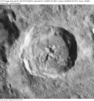 Снимок зонда Lunar Orbiter - IV.