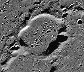 Снимок зонда Clementine.