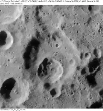 Снимок зонда Lunar Orbiter - IV.