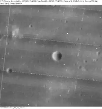 Снимок зонда Lunar Orbiter - IV.