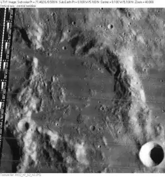 Снимок зонда Lunar Orbiter - IV.