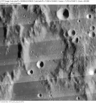 Снимок зонда Lunar Orbiter - IV.