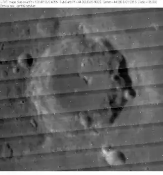 Снимок зонда Lunar Orbiter - IV.