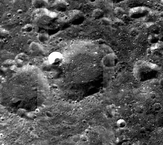 Снимок зонда Clementine