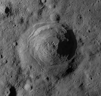 Снимок зонда Lunar Reconnaissance Orbiter.