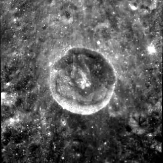 Снимок зонда Clementine.