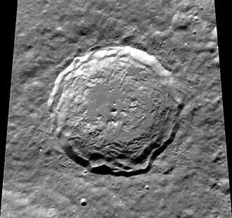 Снимок зонда Clementine.