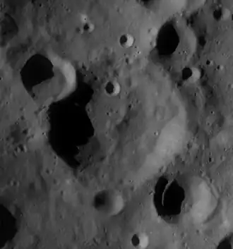 Снимок зонда Lunar Reconnaissance Orbiter.