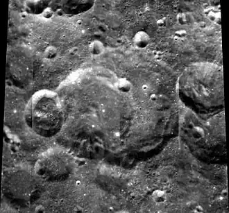 Снимок зонда Clementine.