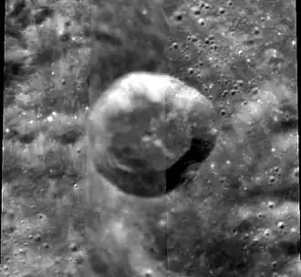 Снимок зонда Clementine.