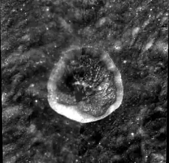 Снимок зонда Clementine.