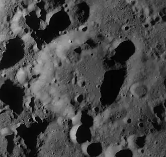 Снимок зонда Lunar Reconnaissance Orbiter.