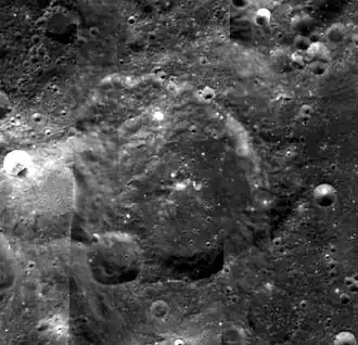 Снимок зонда Clementine