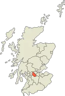 Норт-Ланаркшир на карте