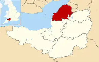 Норт-Сомерсет на карте