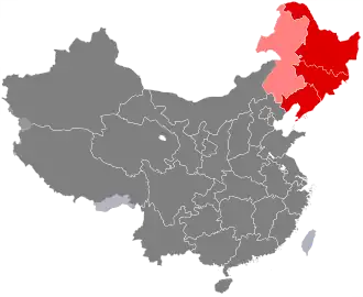 Карта Маньчжурии