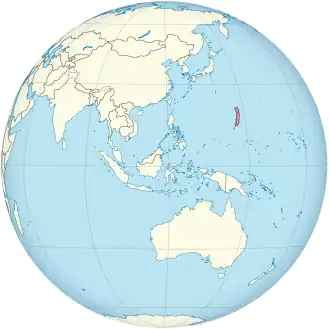 Северные Марианские Острова на карте мира