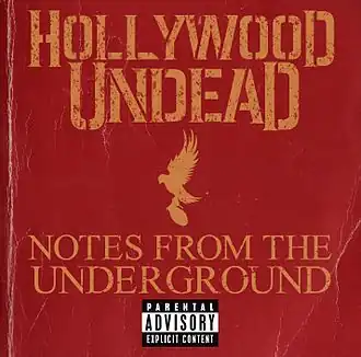 Обложка альбома Hollywood Undead «Notes from the Underground» (2013)