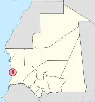 Нуакшот-Нор на карте