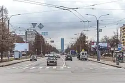 Перспектива проспекта от Благодатной улицы