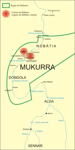 Карта Мукурры. Дотаво в центре