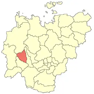 Нюрбинский улус на карте