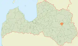 Ошупская волость на карте