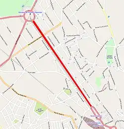 На карте города