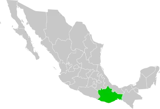 Оахака на карте