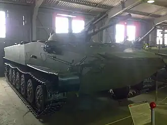 Объект 914 в Бронетанковом музее, г. Кубинка.