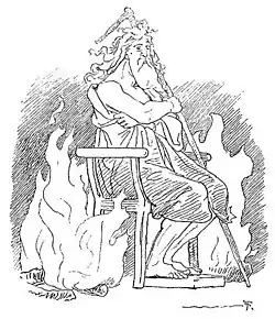 Пытка Гримнира. Рисунок Фрёлиха.