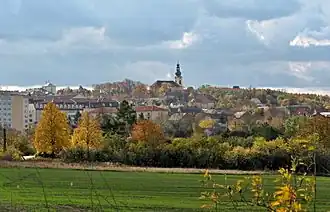 Вид на город с севера