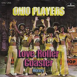 Обложка сингла Ohio Players «Love Rollercoaster» (1975)