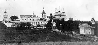 Общий вид монастыря. Начало XX века