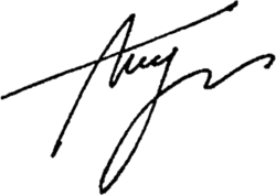 Изображение автографа