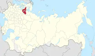 Олонецкая губерния на карте