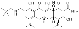 Chemical structure of omadacycline